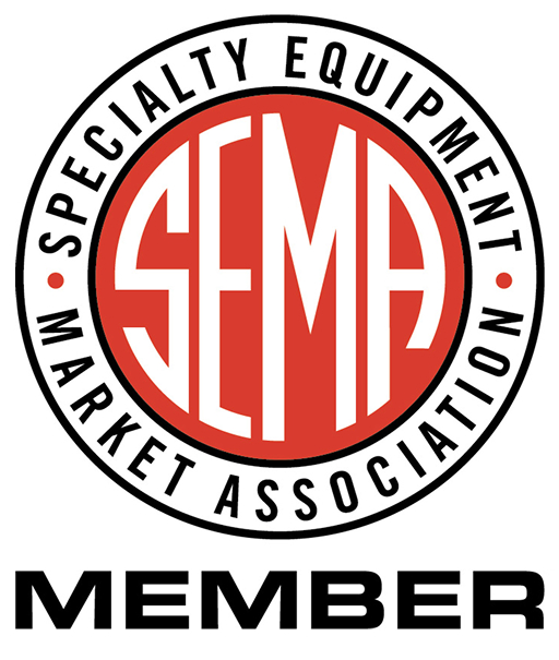 SEMA logo with “Specialty Equipment Market Association” in a circle and “MEMBER” in bold black letters below.
